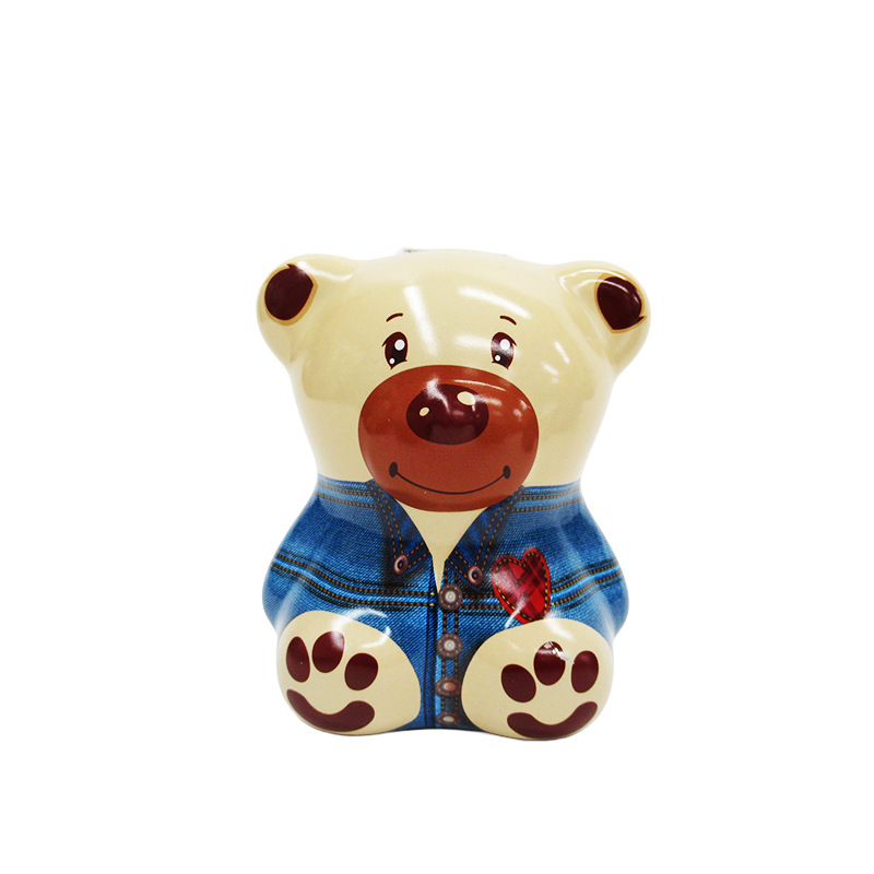 ミニデニムベアー缶